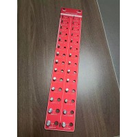 34 Nut and Bolt Thread Checker Inch & Metric Bolt and Nut Identifier Gauge Bolt Size and Thread Gauge