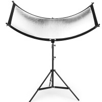 4-in-1 U Shaped Reflector 61 x 23.6" Curved Reflector for Studio Portrait Still Life Outdoor Uses