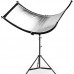 4-in-1 U Shaped Reflector 61 x 23.6" Curved Reflector for Studio Portrait Still Life Outdoor Uses