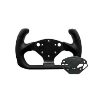 Original GT Zero Rubber Rim SIM Racing Wheel Steering Wheel w/ Carbon Fiber Cover for Cube Controls