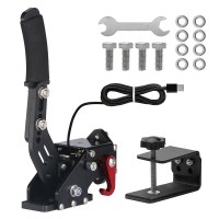 Simplayer Black USB Handbrake Racing Handbrake w/ Handbrake Mount for Logitech G29 Thrustmaster T300