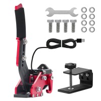 Simplayer Red USB Handbrake Racing Handbrake w/ Handbrake Mount for Logitech G29 Thrustmaster T300