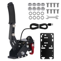 Simplayer Black USB Handbrake Racing Handbrake with Adapter Board for Logitech G29 Thrustmaster T300