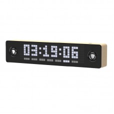 32x8 Pixel Screen Pixel Display Kit ESP32 WS2812 Alarm Clock Spectrum Display w/ Bluetooth Speakers