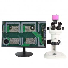 ZZT-8050 Trinocular Microscope Industrial Detection Microscope + ZZS-3000HC Measuring Camera + 22-inch Screen