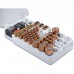 MOLYE Battery Organizer Storage Case Multifunctional Container for Various Batteries with Battery Tester and Dust Cover