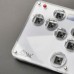 13-Button Sallybox Arcade Controller Mini Fight Stick Game Controller with White Keycaps for Hitbox
