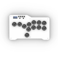 12-Button Arcade Controller Mini Fight Stick with Black Keycaps MX Switches & Layout for Hitbox