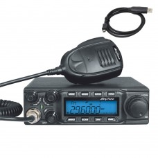 AnyTone AT-6666 28.000-29.699Mhz 60W CB Radio Mobile Radio Transceiver with Programmable Cable