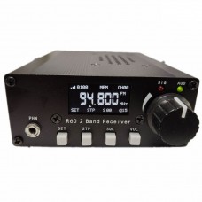 R60 2 Band Receiver Kit FM Radio Receiver Aviation Band Receiver PLL Receiver Kit for DIY Use