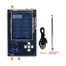 HackRF One R9 V2.0.0 + Upgraded PortaPack H2 3.2" LCD + Shell Assembled + Antenna + USB Cable