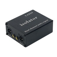 LA2XS Audio Isolator Ground Loop Isolator Supports 6.5MM XLR Cables and Dual Channel Audio Signal