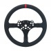 SIMPUSH 13 Inch Steering Wheel MOD Steering Wheel Modification Wrapped with Cowhide for PXN V10