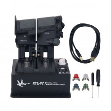 VKBSIM STECS Mini Flight Throttle Flight Simulator Throttle Game Single/Twin Engine Control System