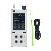 New ATS120 Pocket SBB Portable Radio Receiver Bluetooth Full Band FM AM Radio with TFT 2.4-inch Color Touch Screen