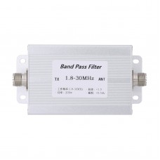 1.8-30MHz Band Pass Filter 50ohm Anti-interference 200W SSB CW AM FM BPF with SL16-F Connector