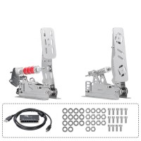 Simplayer Silver 2-Pedal Brake Throttle Pedal Hydraulic Pedal SIM Racing Pedals for G29 G27 T300RS