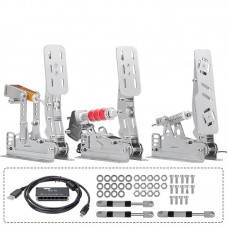 Simplayer 3 Pedals & 3 Hydraulic Rods Hydraulic Pedal Set Clutch Brake Throttle for G29 G27 T300RS