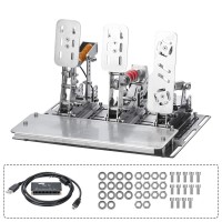 Simplayer 3 Pedals & 1 Pedal Plate Hydraulic Pedal Set Clutch Brake Throttle for G29 G27 T300RS