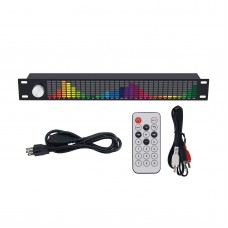 31-Band Music Spectrum Display 15-Band Digital Equalizer with Remote for Home Stage KTV Performance