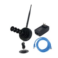 WiFi Amplifier 2.4G Handmade Circular Polarized Yagi Antenna Built-in WiFi Repeater Anti-oxidation