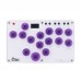 Sallybox Plus 15-Button Arcade Controller Mini Fight Stick with Purple Keycaps and Layout for Hitbox