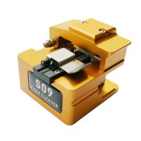 S09 High Precision Single Core and Ribbon Fiber Cleaver with 16Noodlesblade for Optical Fiber Fusion Splicer