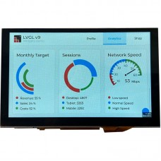 ESP32S3 7" Capacitive Touch Screen Development Board LVGL Graphics Library Supports Wifi Bluetooth