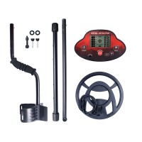 GT680G Gold Finder Underground Metal Detector with 10.2" Waterproof Search Coil Backlit LCD Display