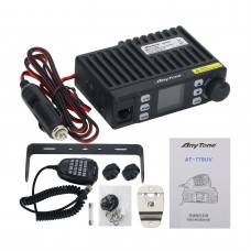 AT-779UV 25W 10-50KM VHF UHF Transceiver Mobile Radio with 1.4 Inch Color TFT Screen 200 Channels