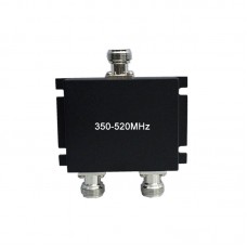 350-520MHz 2-Way Microstrip Power Divider RF Power Splitter with N-Female Connectors for Repeater
