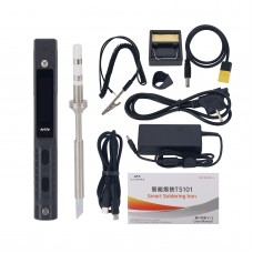 TS101 90W Mini Soldering Iron Electric Soldering Iron with XT60 Cable Power Adapter and TS-K Tip