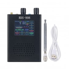 HAMGEEK RDS-998 FM MW LW SW SSB Radio Receiver USB LSB BFO Ham Radio Receiver Color Touch Screen