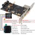 X650 KVM-over-IP Remote Management PCI Express Card Support POE Splitter Power Supply for Raspberry Pi CM4