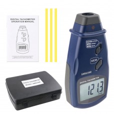 SM6236E Digital Tachometer Gauge Handheld RPM Gauge Supports Photoelectric and Contact Modes