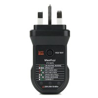 FY1875 220V-250V Socket Tester Outlet Tester Electrical Test Tool Detects Common Wiring Problems