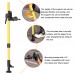 4M/13.1FT Laser Level Pole Mount Telescopic Pole for Laser Level with 5/8" or 1/4" Screw Thread