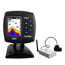 FF918-CWLS 300M/984.3FT Boat Fish Finder Wireless Sonar Fish Finder with 3.5 Inch LCD Display