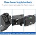 5000mAh EU Black Emergency Radio FM AM Radio with Solar Power Charging Flashlight Compass Alarm