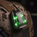 WD03001 HEL STAR GEN3 Tactical Helmet Light Outdoor Strobe IR Survival Light w/ Black Base Green Light