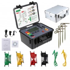 ES3001 Four-wire 0-30Kohm Ground Resistance Tester Multifunctional Soil Resistivity Meter Replacement for KEW4106/ETCR3000B