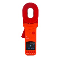 ES3020 0.01-500ohm Practical Earth Clamp Meter Ground Resistance Tester with 4-bit LCD Screen and 500-group Data Storage