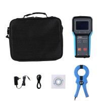 ES5001 0mA-1000A High Precision Digital Clamp Ammeter Current Recorder Support TF Card Storage with Clamp Diameter of 50mm
