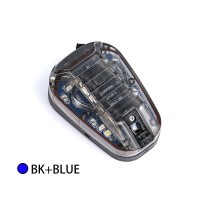 WD03001 HEL STAR GEN3 Tactical Helmet Light Strobe IR Survival Light with Black Base Blue Light