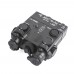 DBAL-A2 160 Lumens Tactical Light Tactical Laser Pointer High-Power IR Laser Black Shell Red Laser