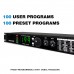 GAX-4II 110-220V 24Bit Professional Digital Reverb DSP Processor Digital Equalizer with 200 Programs