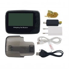 Programmable Alphanumeric Pager POCSAG Pager Emergency Text Receiver Kit Chargeable Write Frequency