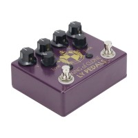 LY-ROCK Overdrive Pedal Handmade Guitar Pedal With Yellow Side High Gain For KING Of TONE V4 Clone