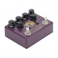 LY-ROCK Overdrive Pedal Handmade Guitar Pedal With Yellow Side High Gain For KING Of TONE V4 Clone