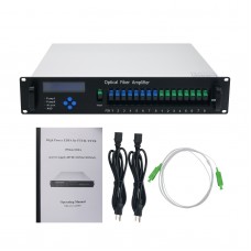 1550 NM 8-Port 22DB Optical Fiber Amplifier EDFA and Optical Wavelength Division Multiplexing
